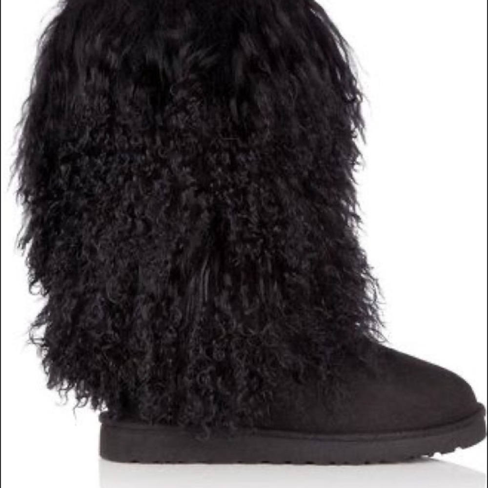 Black tall UGGS
